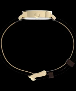Women Timex Small*Cavatina 19mm Leather Strap Watch