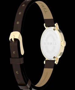 Women Timex Small*Cavatina 19mm Leather Strap Watch