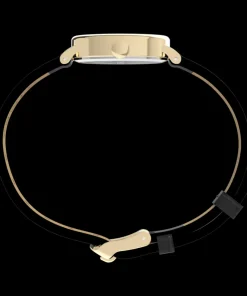 Women Timex Small*Cavatina 19mm Leather Strap Watch