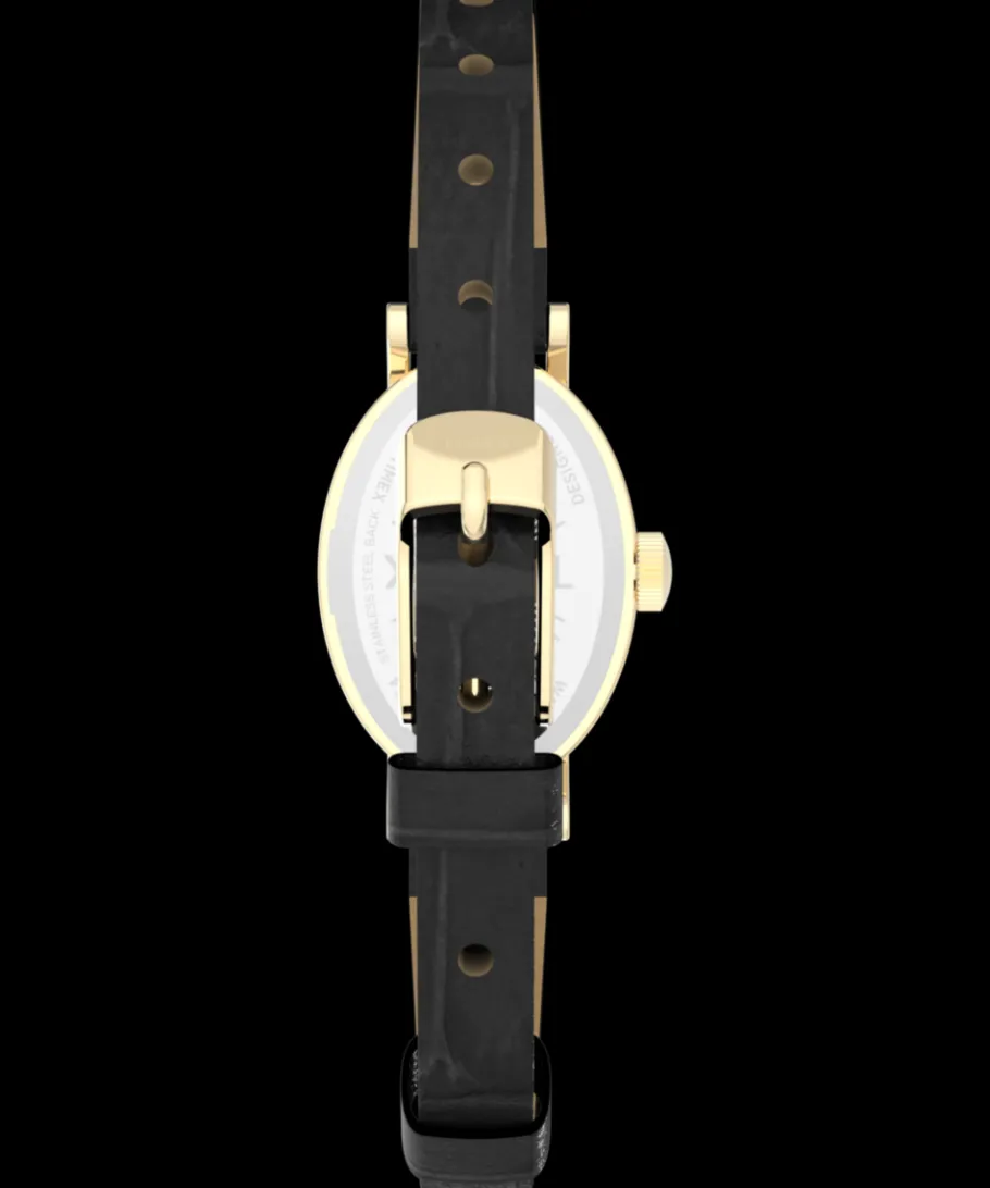 Women Timex Small*Cavatina 19mm Leather Strap Watch