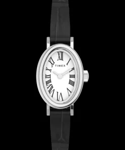 Women Timex Small*Cavatina 19mm Leather Strap Watch