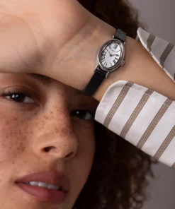 Women Timex Small*Cavatina 19mm Leather Strap Watch