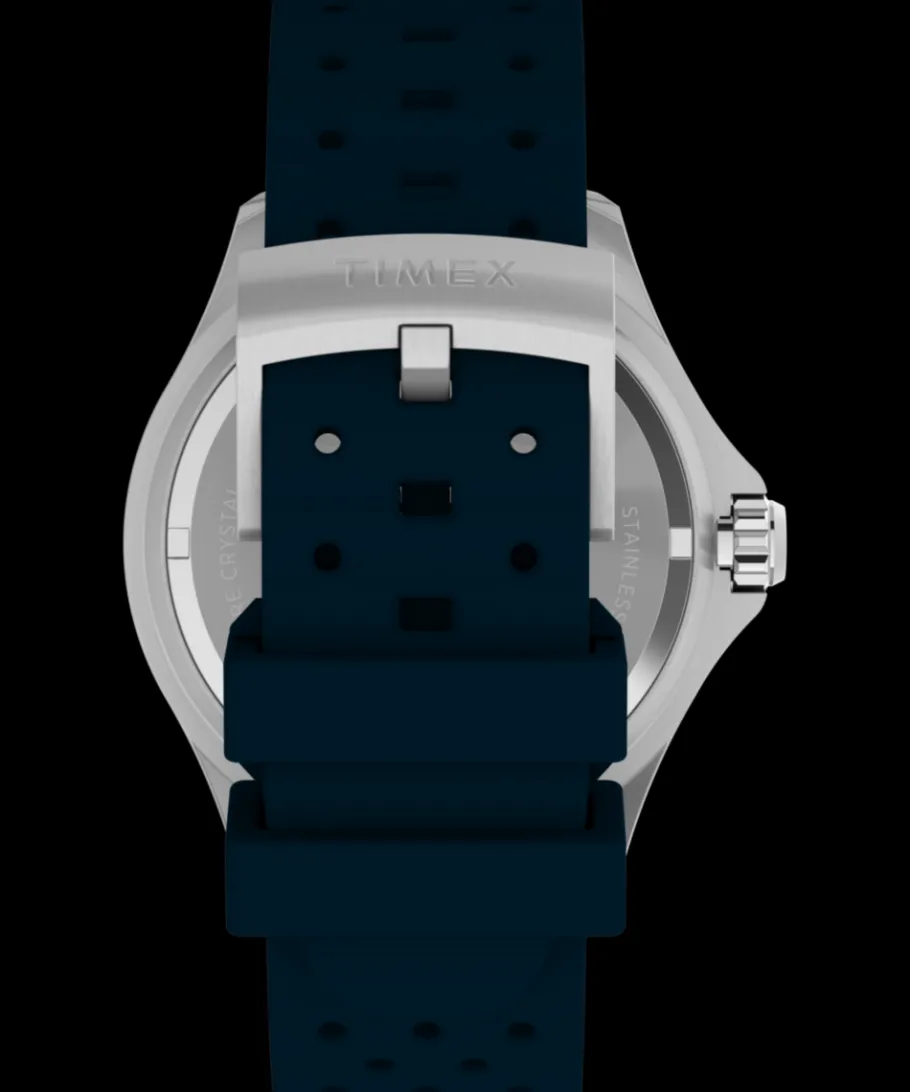 Timex Diver Inspired|Father's Day Gifts*Deepwater Meridian 200 44mm Synthetic Rubber Strap Watch