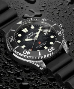 Timex Diver Inspired|Father's Day Gifts*Deepwater Meridian 200 44mm Synthetic Rubber Strap Watch