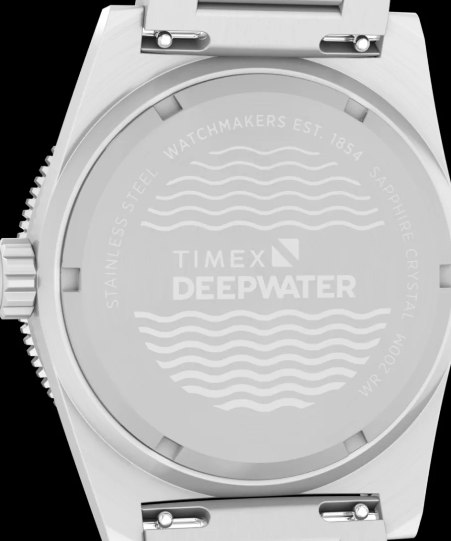 Timex Stainless Steel|Diver Inspired*Deepwater Reef 200 GMT 41mm Stainless Steel Bracelet Watch