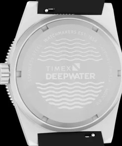 Timex Diver Inspired|Black Watches*Deepwater Reef 200 GMT 41mm Synthetic Rubber Strap Watch