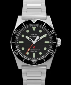 Timex Stainless Steel|Diver Inspired*Deepwater Reef 200 41mm Stainless Steel Bracelet Watch