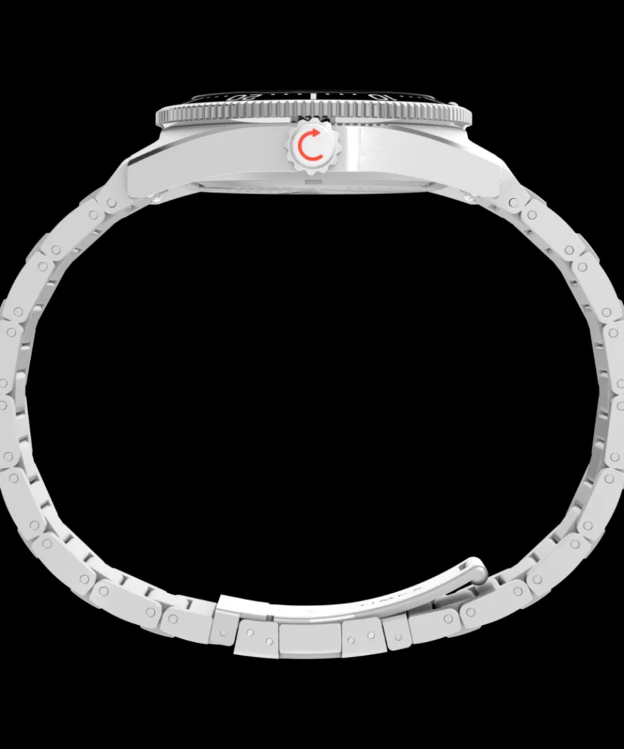 Timex Stainless Steel|Diver Inspired*Deepwater Reef 200 41mm Stainless Steel Bracelet Watch