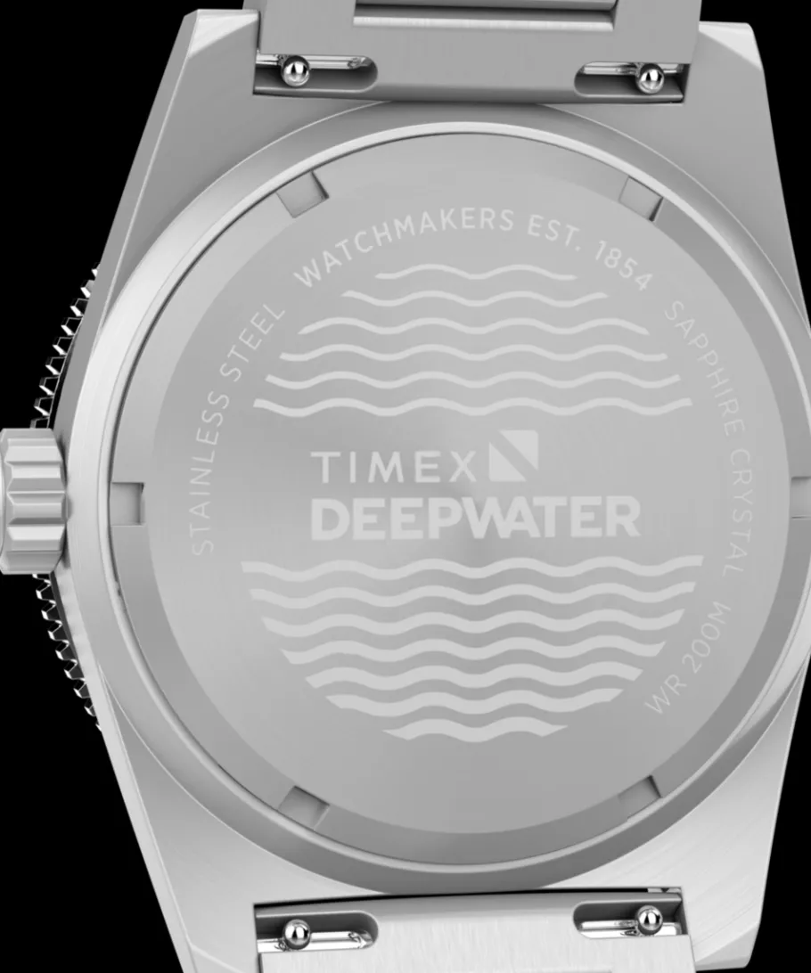Timex Stainless Steel|Diver Inspired*Deepwater Reef 200 41mm Stainless Steel Bracelet Watch