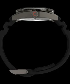 Timex Diver Inspired|Black Watches*Deepwater Reef 200 41mm Synthetic Rubber Strap Watch