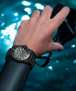 Timex Diver Inspired|Black Watches*Deepwater Reef 200 41mm Synthetic Rubber Strap Watch
