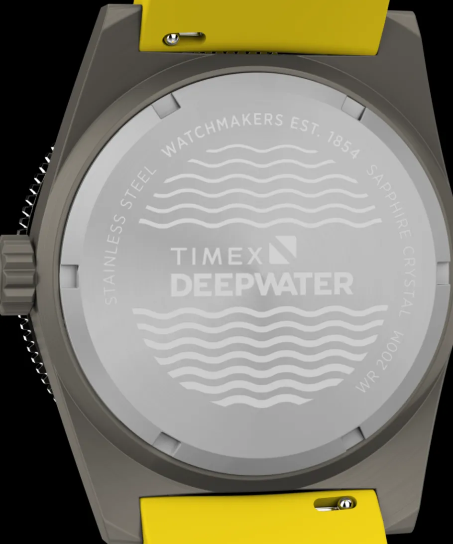 Timex Diver Inspired|Father's Day Gifts*Deepwater Reef 200 41mm Synthetic Rubber Strap Watch