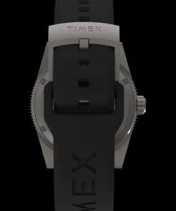 Timex Diver Inspired|Titanium*Deepwater Reef 200 Titanium Automatic 41mm Synthetic Rubber Strap Watc