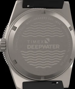 Timex Diver Inspired|Titanium*Deepwater Reef 200 Titanium Automatic 41mm Synthetic Rubber Strap Watc