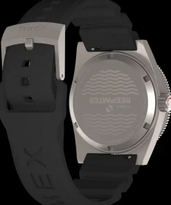 Timex Diver Inspired|Titanium*Deepwater Reef 200 Titanium Automatic 41mm Synthetic Rubber Strap Watc