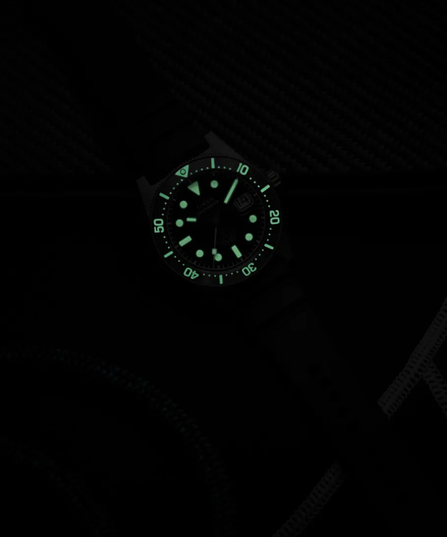 Timex Diver Inspired|Titanium*Deepwater Reef 200 Titanium Automatic 41mm Synthetic Rubber Strap Watc