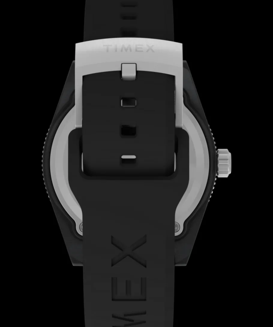 Timex Diver Inspired|Black Watches*Deepwater Reef 200 XCF 43mm Synthetic Rubber Strap Watch