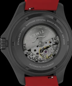 Timex Diver Inspired|Automatic*Deepwater Tiburón Automatic 43mm Synthetic Rubber Strap Watch