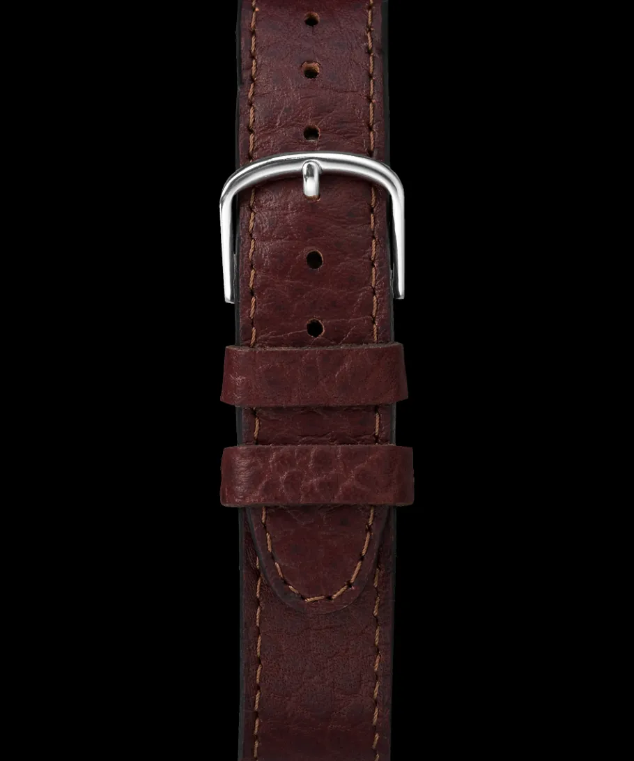 Timex Leather*Easy Reader Day Date 35mm Leather Strap Watch