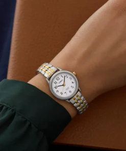 Women Timex Small|Silver-tone*Easy Reader® 25mm Expansion Band