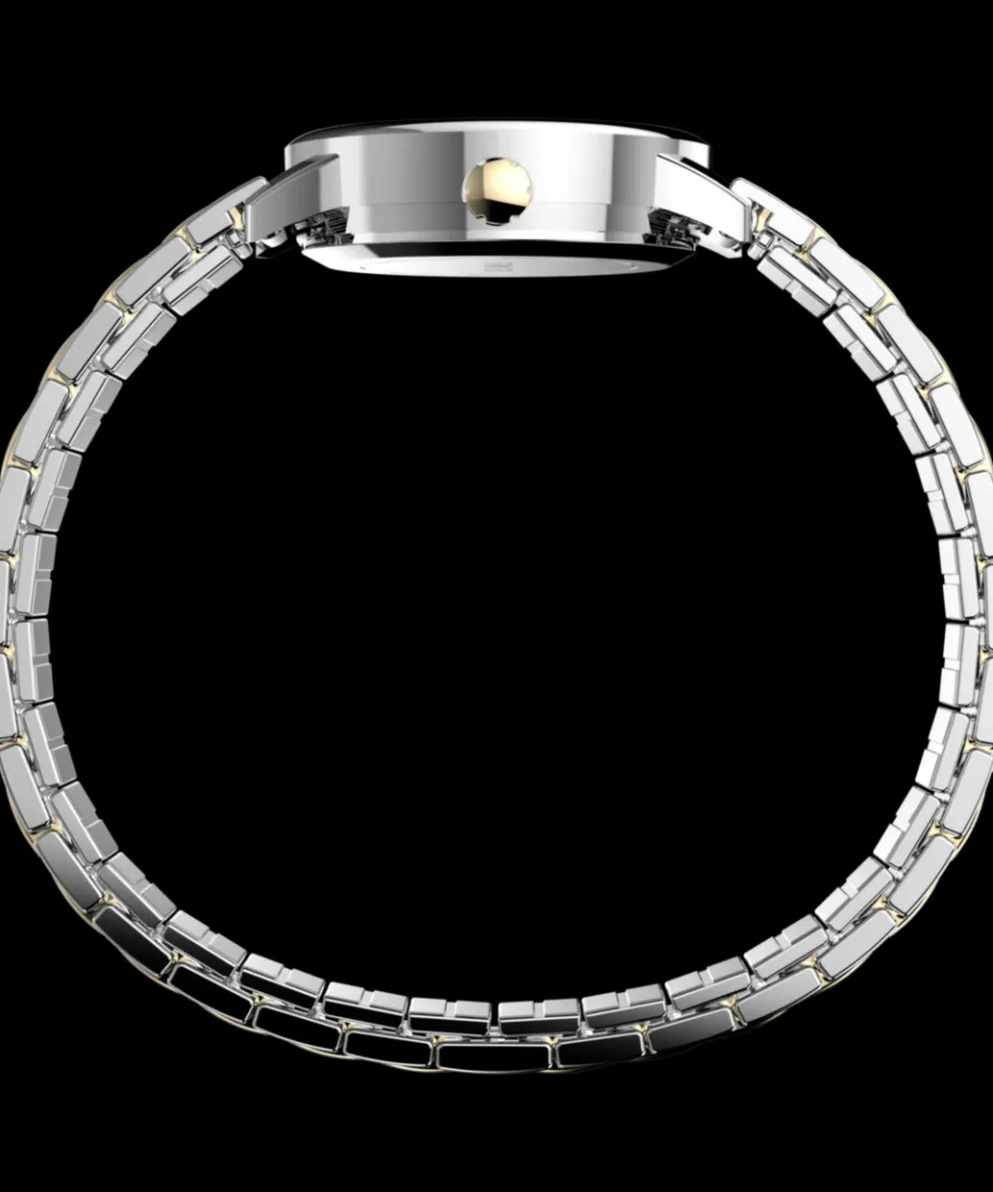Women Timex Small|Silver-tone*Easy Reader® 25mm Expansion Band