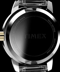 Women Timex Small|Silver-tone*Easy Reader® 25mm Expansion Band