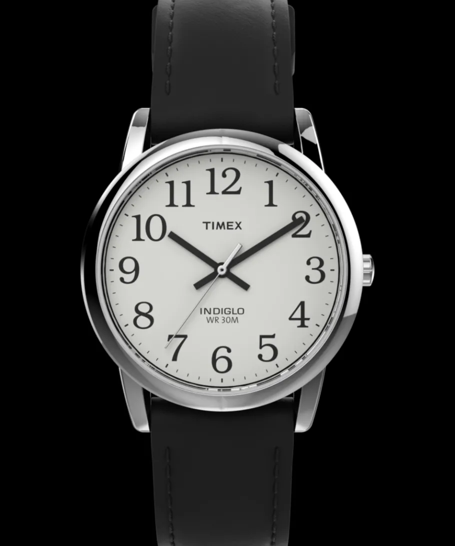 Timex Leather*Easy Reader 35mm Leather Strap Watch