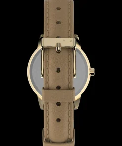 Women Timex Small*Easy Reader 30mm Leather Strap Watch