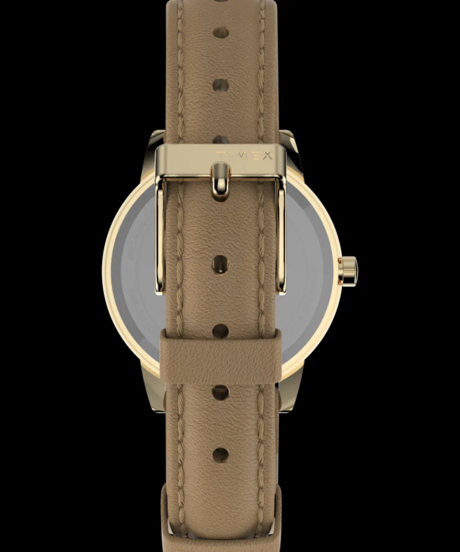 Women Timex Small*Easy Reader 30mm Leather Strap Watch