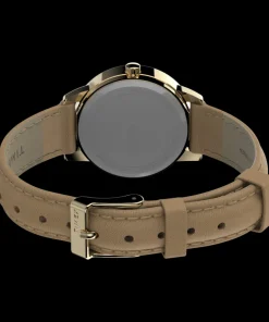 Women Timex Small*Easy Reader 30mm Leather Strap Watch