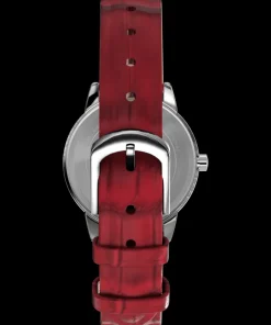 Women Timex Small*Easy Reader® 30mm Leather Strap Watch
