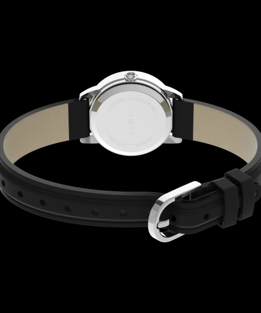 Women Timex Small*Easy Reader® 25mm Leather Strap Watch