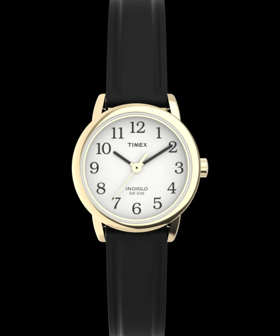 Women Timex Small*Easy Reader® 25mm Leather Strap Watch
