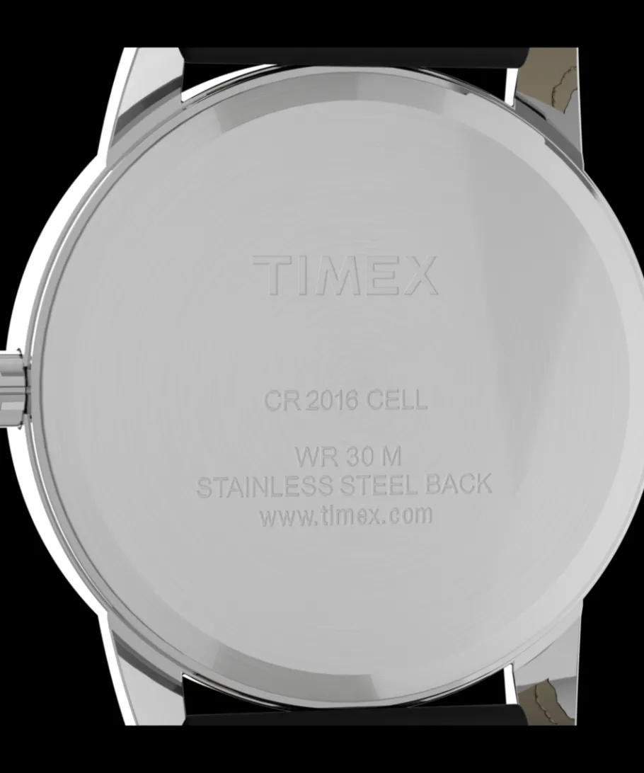 Timex Leather*Easy Reader 35mm Leather Strap Watch