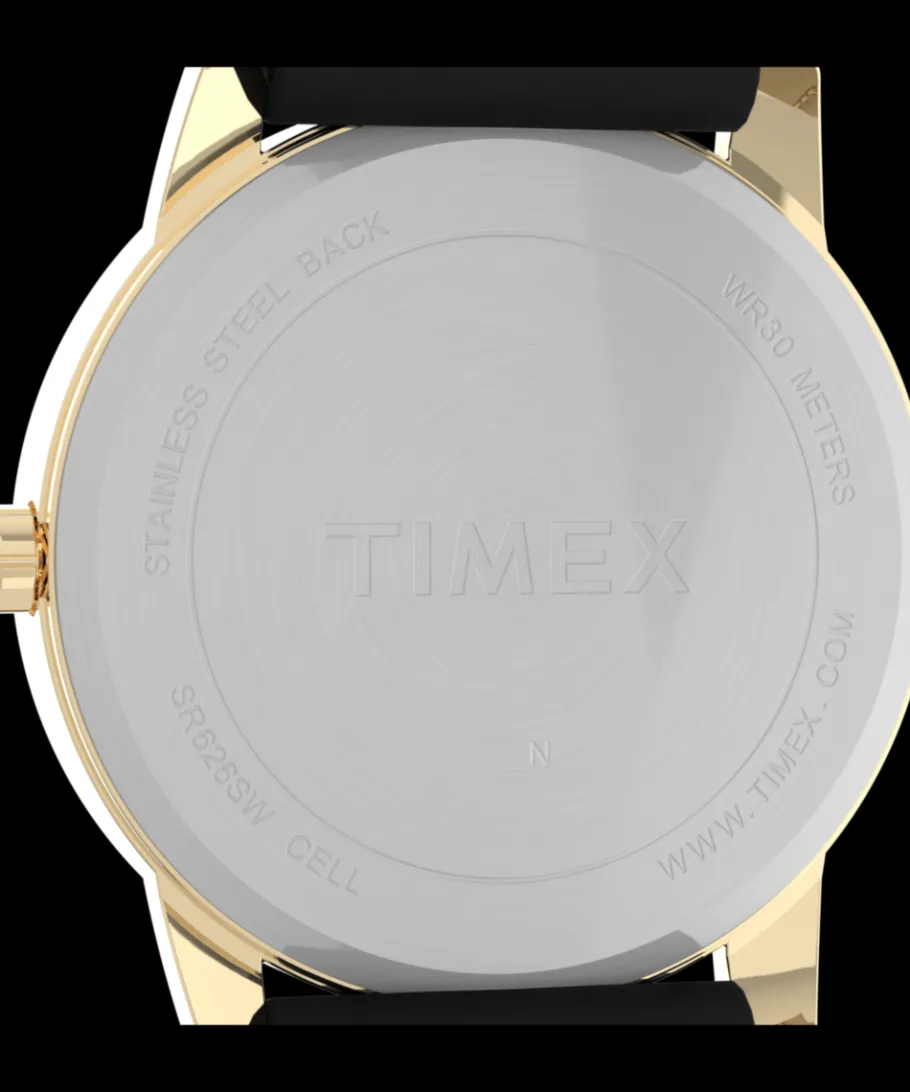 Timex Leather*Easy Reader 35mm Leather Strap Watch