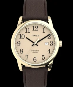 Timex Leather*Easy Reader 38mm Leather Strap Watch