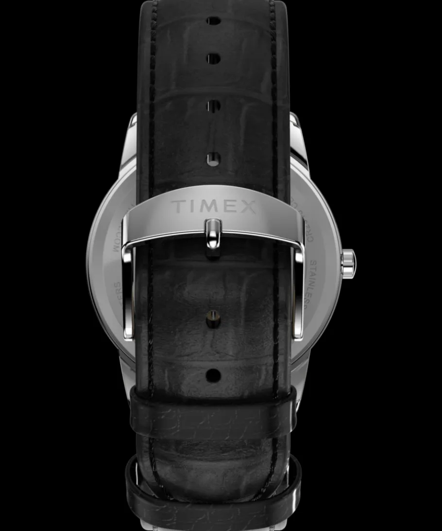 Timex Leather*Easy Reader® 35mm Leather Strap Watch