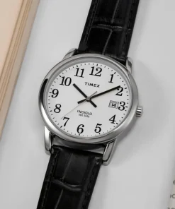 Timex Leather*Easy Reader® 35mm Leather Strap Watch