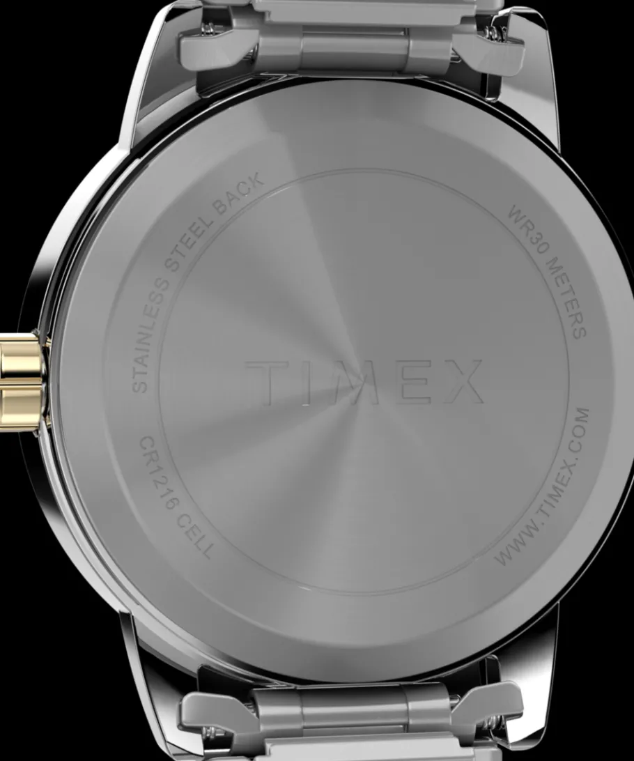 Women Timex Small|Silver-tone*Easy Reader 25mm Stainless Steel Expansion Band Watch