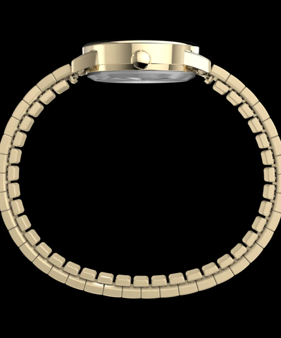 Women Timex Small|Gold-tone*Easy Reader 25mm Stainless Steel Expansion Band Watch