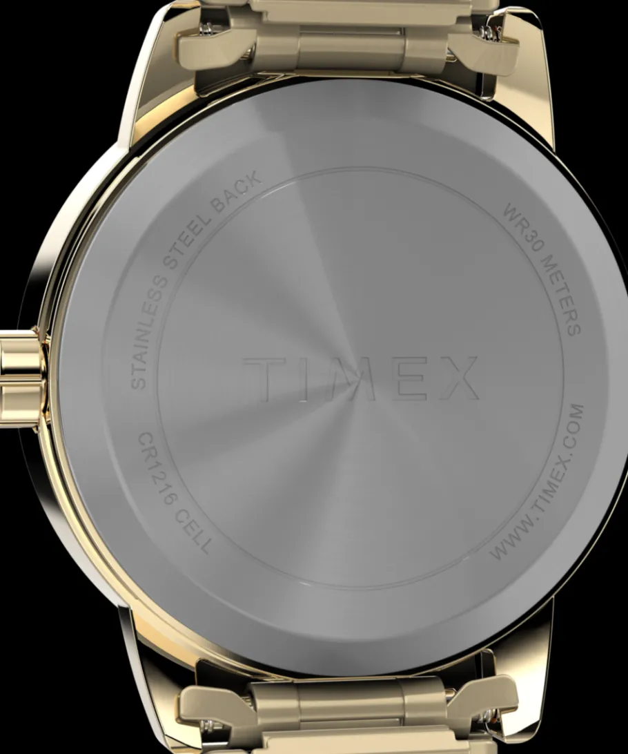 Women Timex Small|Gold-tone*Easy Reader 25mm Stainless Steel Expansion Band Watch