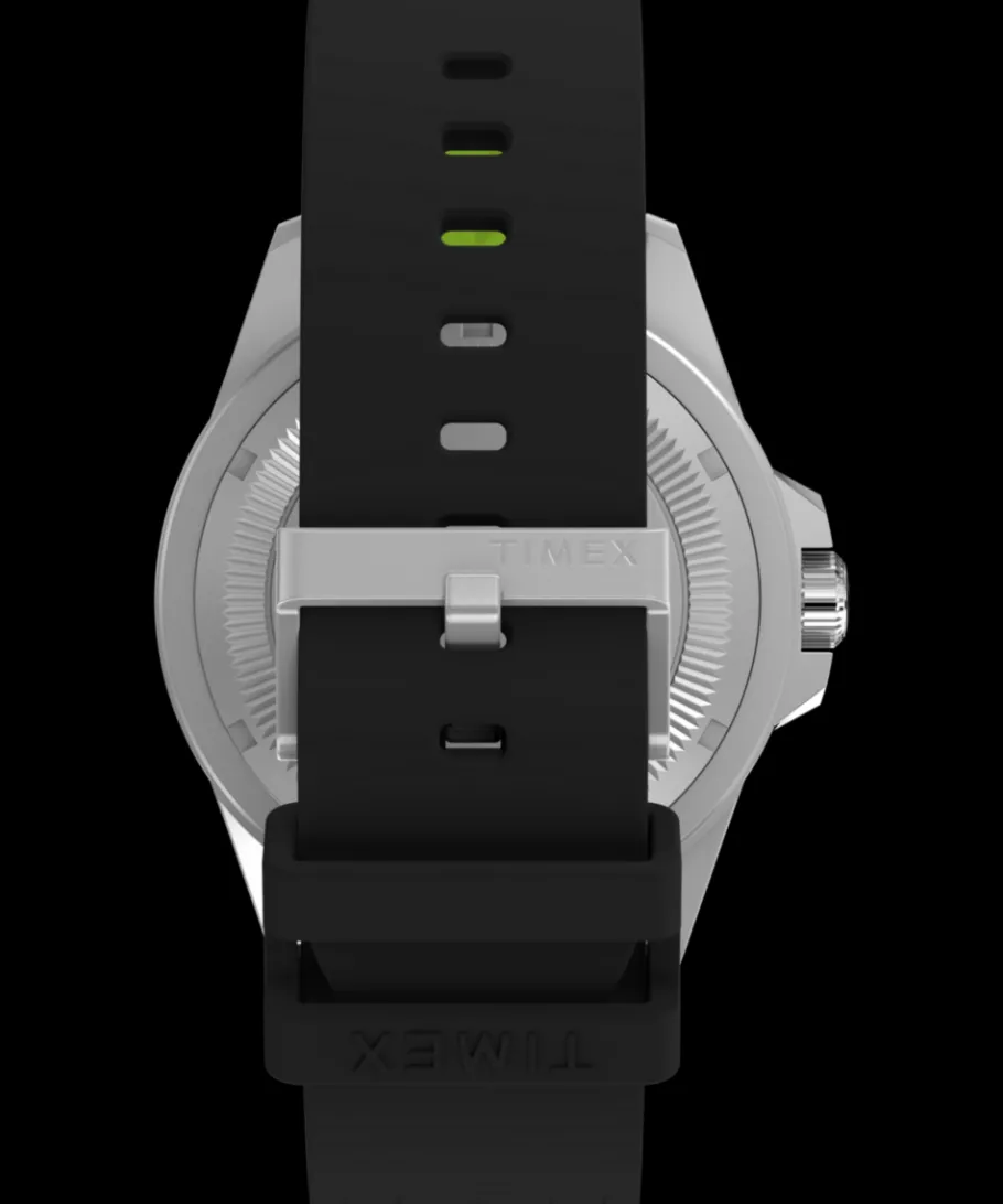 Timex Black Watches|Father's Day Gifts*Expedition Anchorage 42mm Silicone Strap Watch