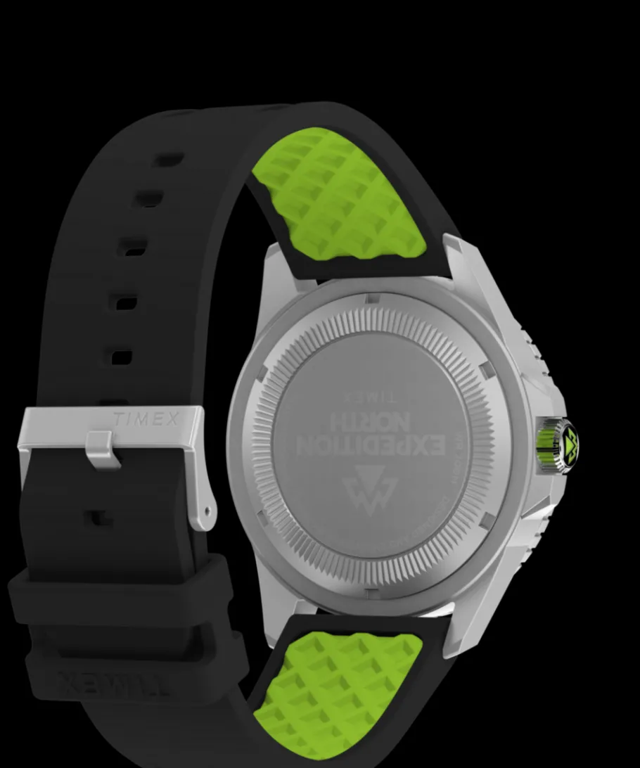 Timex Black Watches|Father's Day Gifts*Expedition Anchorage 42mm Silicone Strap Watch