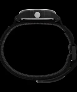 Timex Black Watches*Expedition Camper 38mm Fabric FAST WRAP® Watch