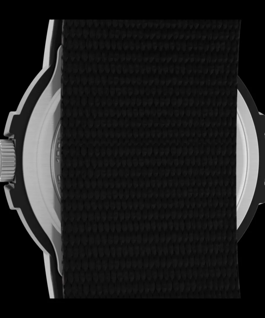 Timex Black Watches*Expedition Camper 38mm Fabric FAST WRAP® Watch