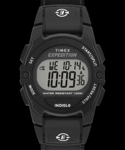 Women Timex Digital|Digital*Expedition® CAT Midsize 34mm Fabric Strap Watch