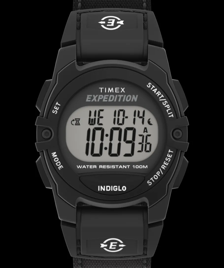 Women Timex Digital|Digital*Expedition® CAT Midsize 34mm Fabric Strap Watch