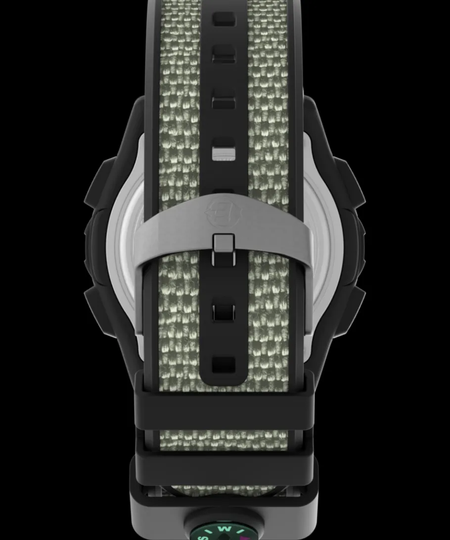 Timex Digital|Chronograph*Expedition Chrono Alarm Timer 41mm Resin Strap Watch