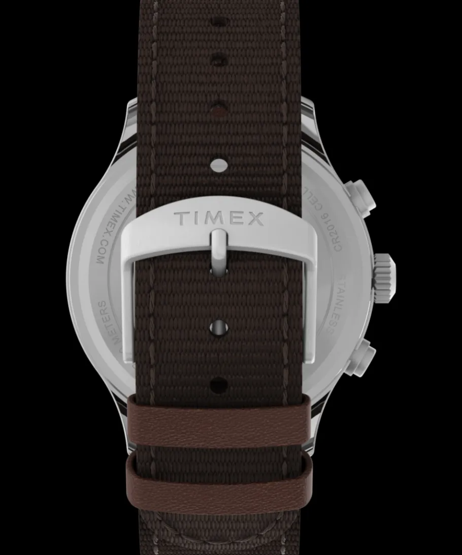 Timex Chronograph*Expedition® Field Chronograph 43mm Mixed Material Strap Watch