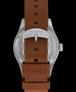 Timex Military Inspired|Leather*Expedition Field Post Solar 36mm Eco-Friendly Leather Strap Watch